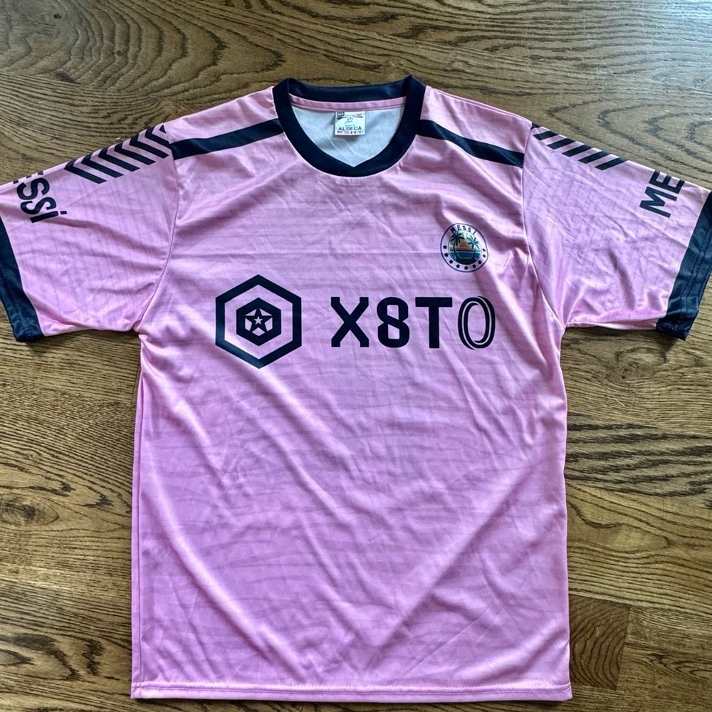 Pink and Black Graphic T-Shirt